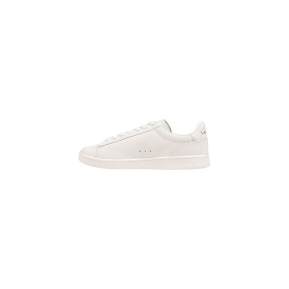 Lacoste White Leather Low Top Men's Sneakers - Picture 3 of 5